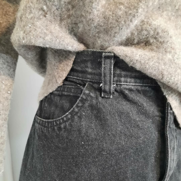 Vintage Starboard Dungaree charcoal denim skirt - Picture 9 of 10